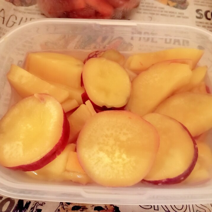 さつまいものハニーレモン煮